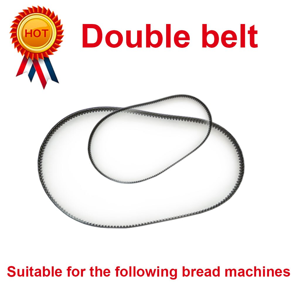 Double mixing bread machine accessories belt gear synchronous conveyor belt