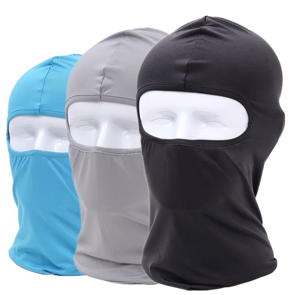 Pasamontañas de Ciclismo de lycra, cubierta completa para cuello de esquí, protección solar ultrauv, 1 Uds., n. ° C