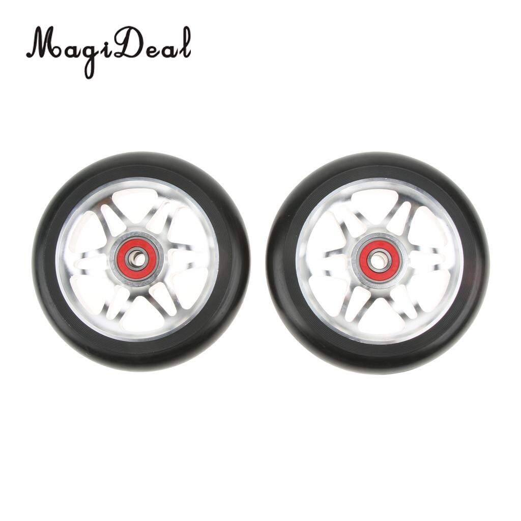 2-Pack 110mm Stunt Scooter Wheels With Standard Bearings