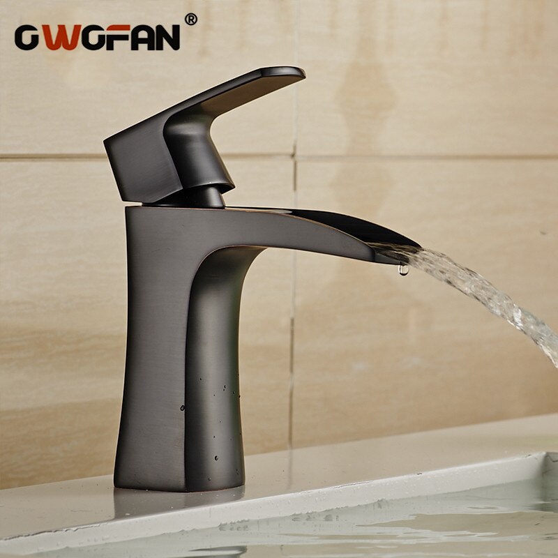 Rubinetto Lavabo Bagno Rubinetto Bagno A Cascata Miscelatore Per Lavabo A Parete Rubinetto Bagno Nero Con Filtro Antischizzo