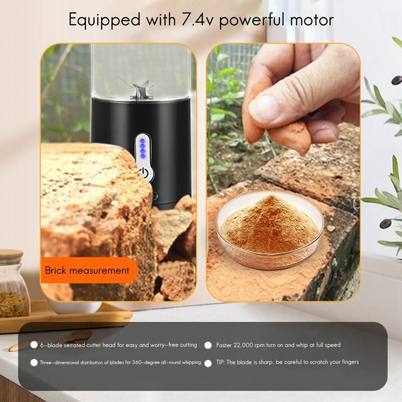 Portable Mixer USB Electric Fruit Juicer Handheld Smoothie Maker Blender Stirring Mini Food Processor Juice Cup