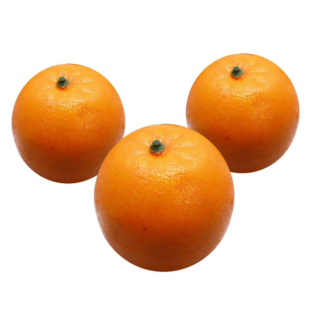 Fruit Artificial oranges Model Realistic Lifelike Display Food Ornament