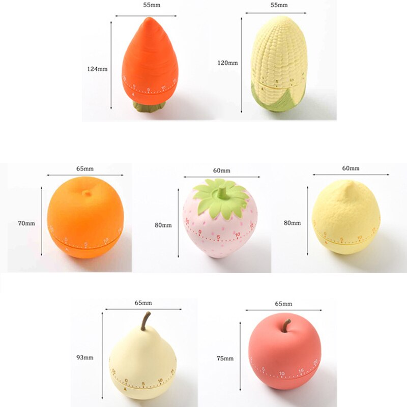 Lemon Time Home Equipment Chronograph Clock Timer Kitchen Calculator Alarm 60 Minutes Cooking Dial Timer Cooking Gadge