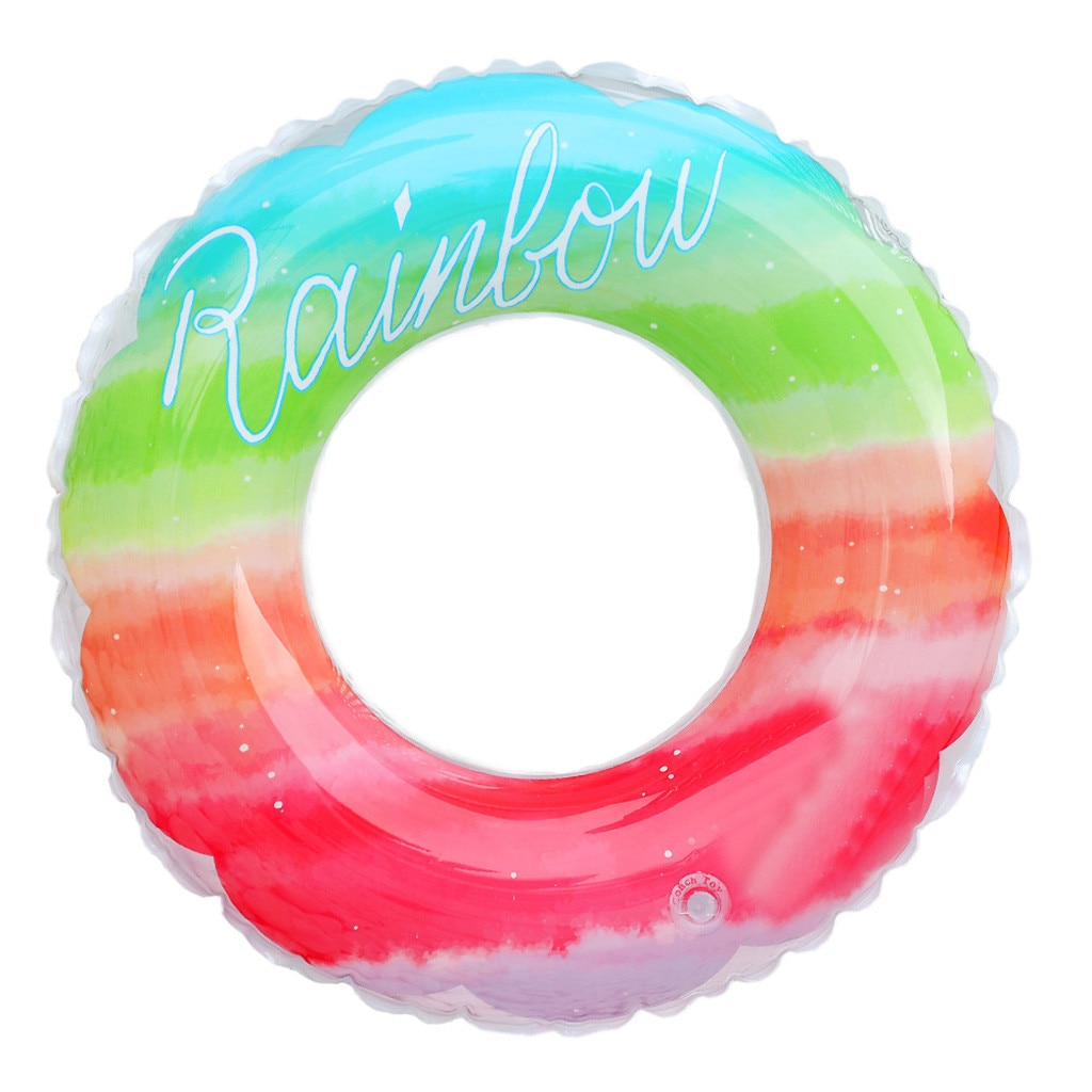 Anneau de natation pour enfants plus âgés été natation cercle flotteur eau fête jouets gonflable flotteur rond anneau D3