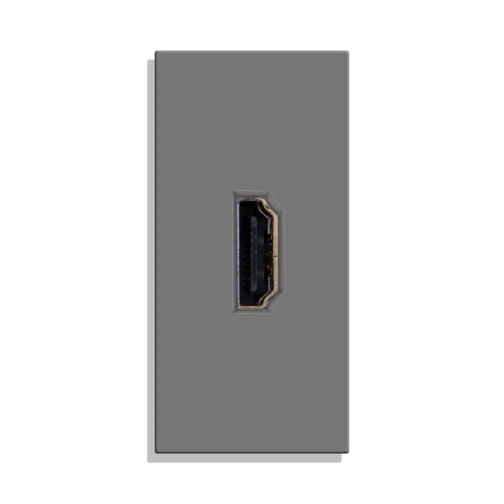 Bingoelec glassbryter stikkontakt med glassbryter med wifi stikkontakt veggkontakter lysbryter usb  rj45 kat 6 grå gjør-det-selv funksjonsdeler: type 11