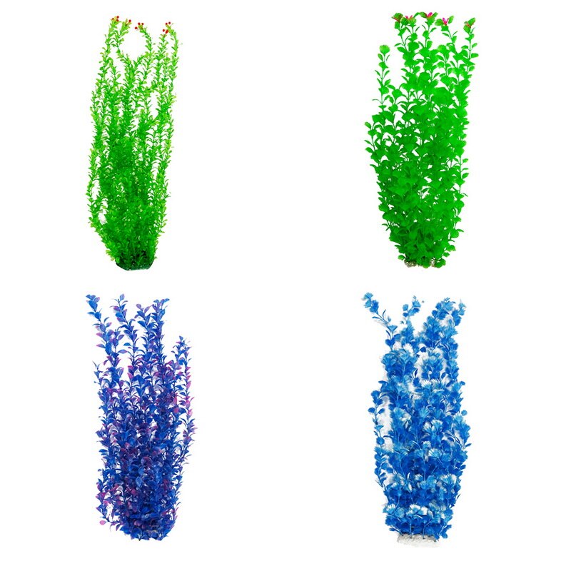 1pc kunstmatige groene planten van plastic, narcissen, water aquarium decoraties, decoratie ornament, kunstplanten