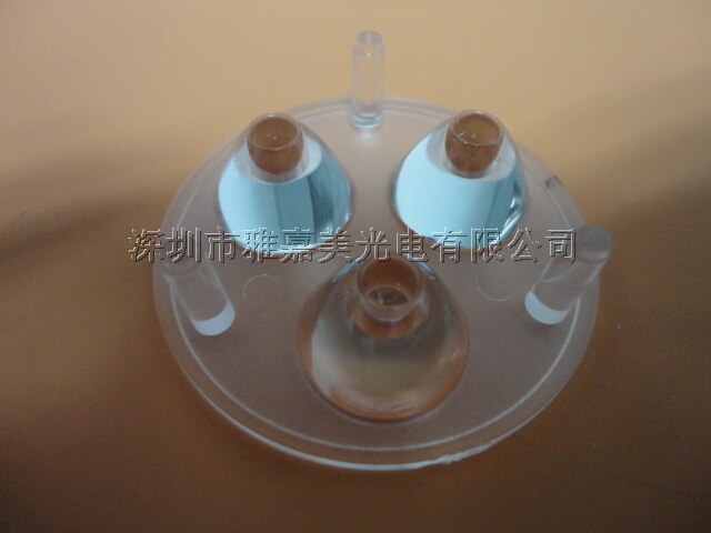 CREE lens Diameter 50mm Glad oppervlak, 10 15 20 graden 3 UP 1 LED lens, XLamp XPE/XPG lens, XP-E2/XP-G2 LENS