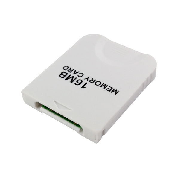 Praktische Wit Game 16Mb Geheugenkaart Blok Voor Nintendo Wii Gamecube Gc Game System Console Voor Saving Game Kantoor data