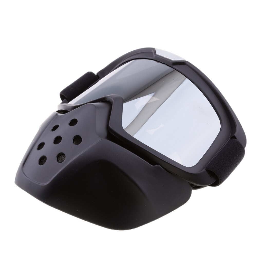 316 Argenté  Lunettes De Moto Casque De Motocross Lentille Lunettes De Protection Tout Terrain Vtt~p129785359