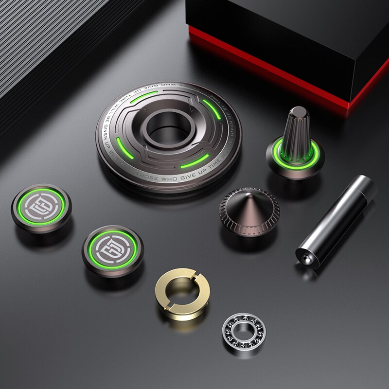 UFO Multifunction Luminous Fidget Spinner Mechanical Shape Advanced R188 Mute Bearing Hand Spinner Stress Relief Toys for aldult