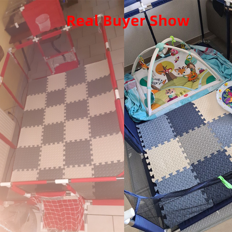 Alfombra de juego de rompecabezas para bebé, tapete de espuma EVA de 30x30x1cm, tatami para habitación de niños, tapetes de juegos para bebés, tienda de juegos