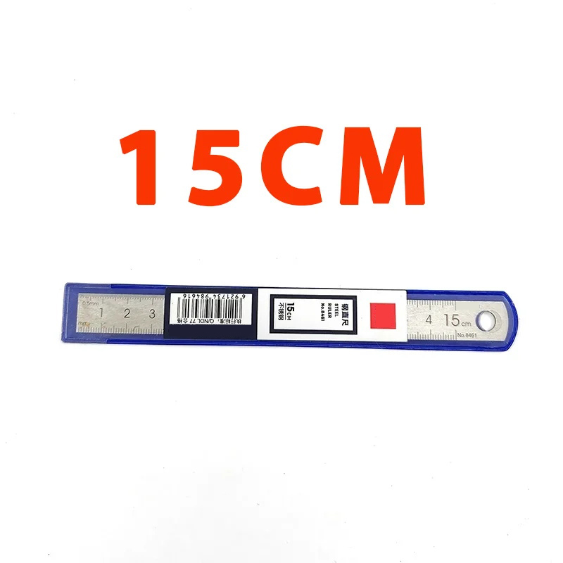 Ruler 15cm Steel Ruler 20cm Scale Student Statione... – Vicedeal