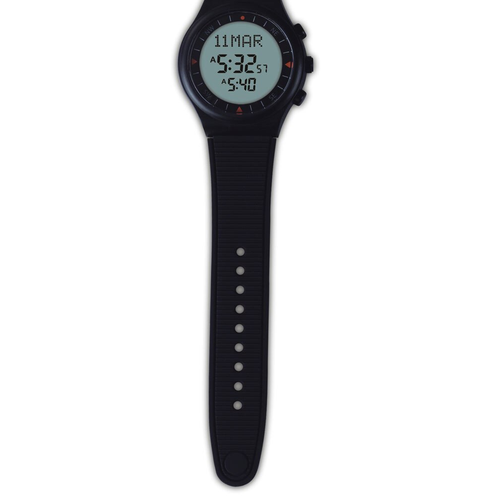 Al-marameen musulman montre-bracelet 6506 couleur noire islamique Azan montre 100% nouvelle origine 1 pièces paquet