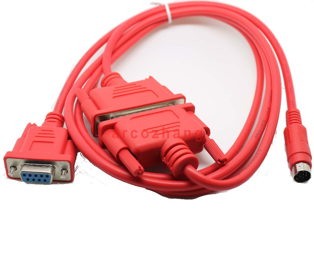 SC09 PLC CABLE SC-09 Red color programming cable for FX and A series PLC