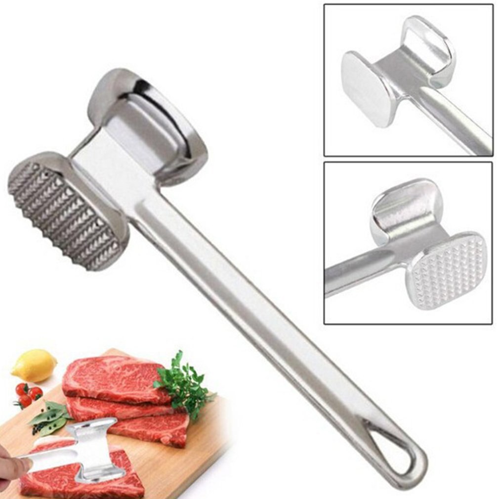 Martillo para bistec, cocina casera, martillo de acero inoxidable, Maza suelta de aluminio para carne