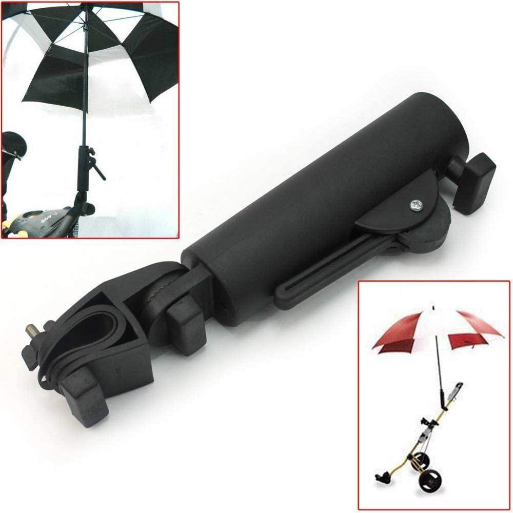 Para carro exterior cochecito de bebé carrito de Golf soporte de paraguas doble bloqueo soporte conector silla de ruedas accesorio Universal