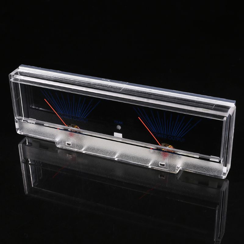 VU Meter o Power Amplifier Panel Dual Analog Level DB Meter with BackLight