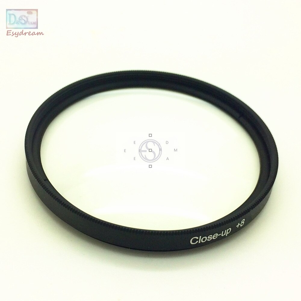 37 46 49 52 55 58 62 67 72 77 mm nærbillede  +8 makroobjektiv filter til kamera canon nikon pentax objektiver nærbillede  x8