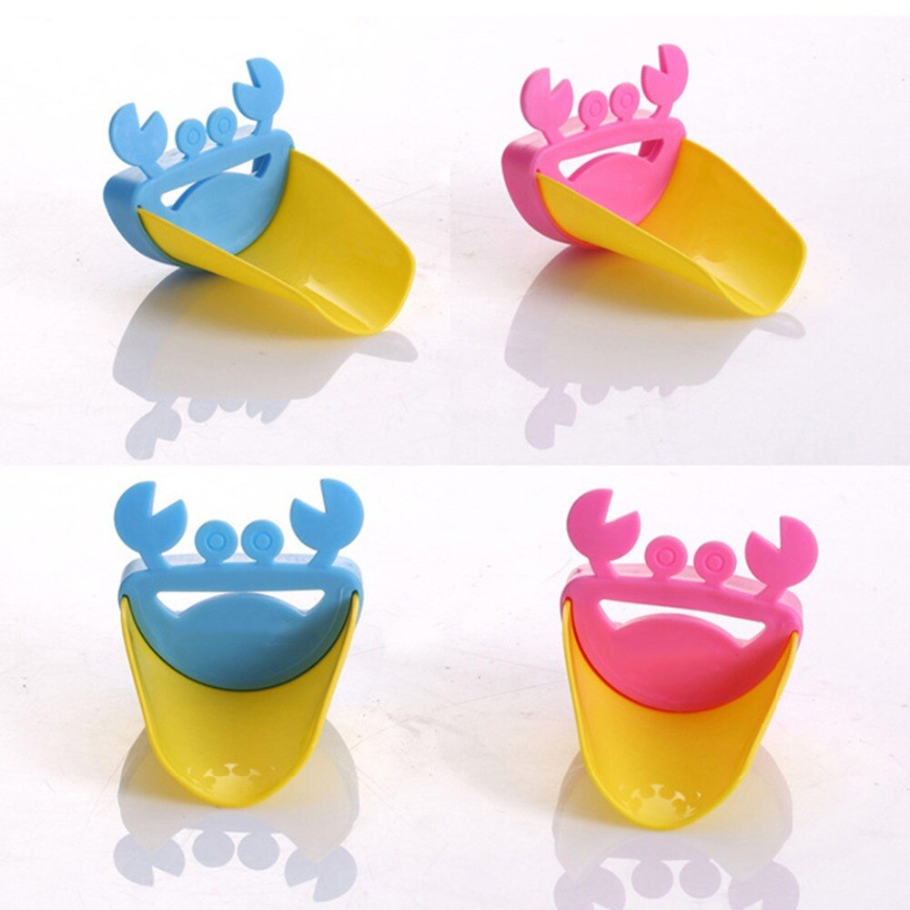 Bathroom Water Faucet Extender Sink Handle Extension Baby Bath Tap Crab ShapeWash HandFun Washroom Supplies Kid Children