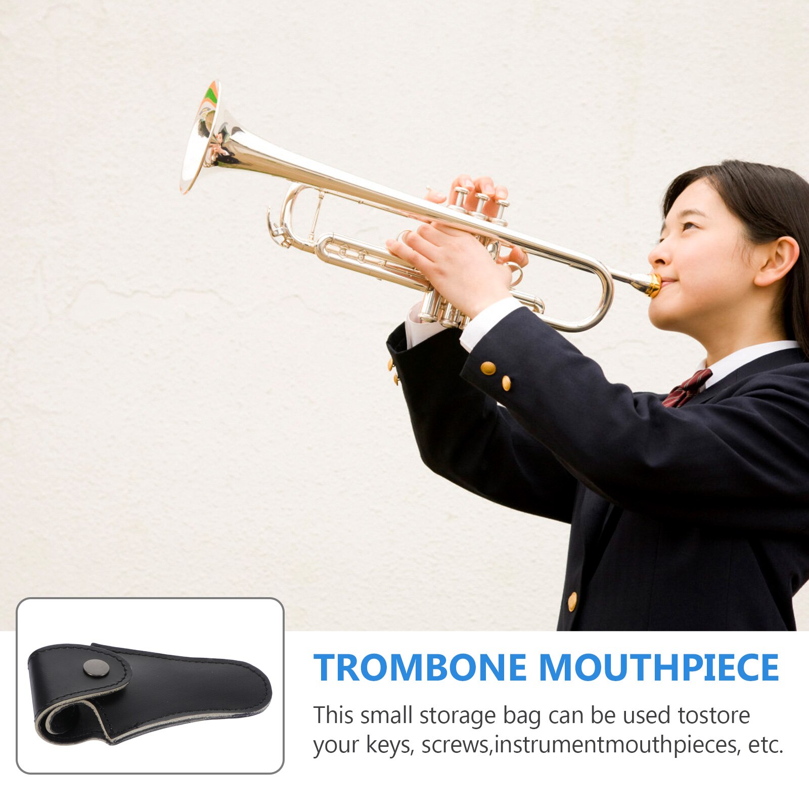 Tender Horn Mouthpiece Bag Horn Mouthpiece Cover Horn Mouthpiece Storage Bag