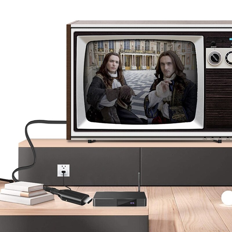 XX9A Hdmi-Compatibel Naar Scart Converter Met 1M Kabel Schakelaar Av Adapter Voor Hdtv