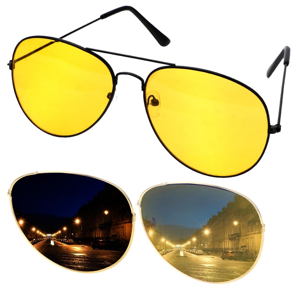 Sports anti-refleks nattesyn driverbriller til natkørsel forbedrede lette briller solbriller beskyttelsesbriller auto accessori