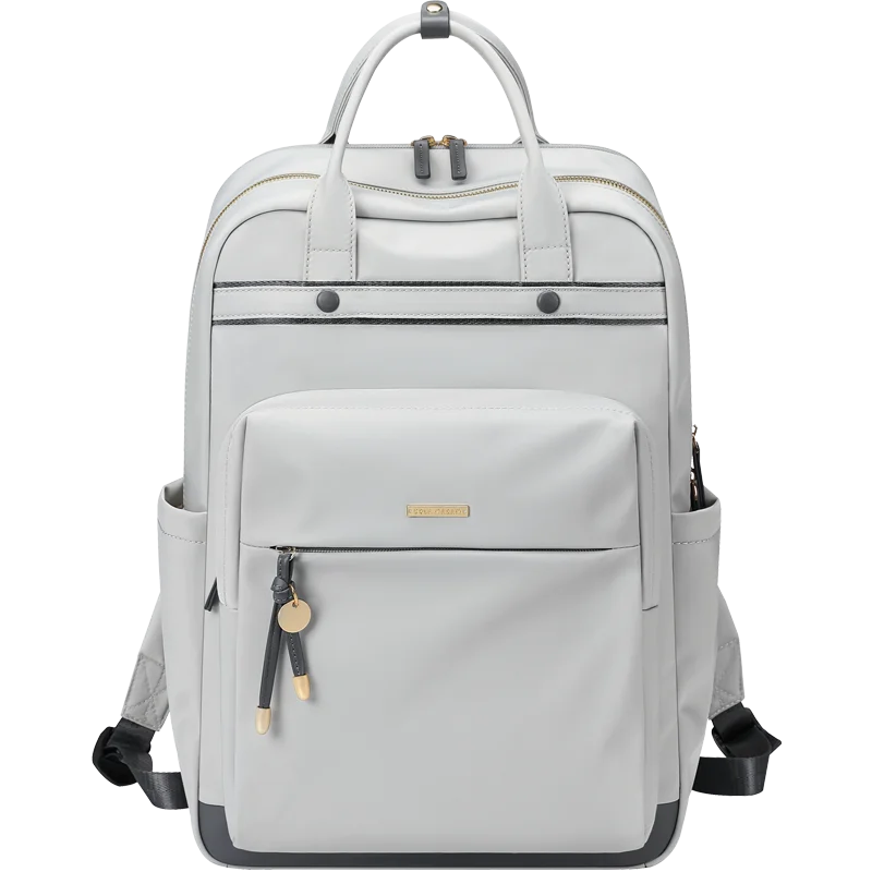 GOLF Backpacks for Women Business Trips Bag Fit 15.6 Inch Laptop Oxford Travel Commuting Backpack Bags with Handle: GRAY