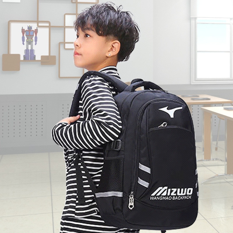 Children School Bag Boys Girls Backpack Waterproof School Bag School Backpack Safety reflective strip 2 size