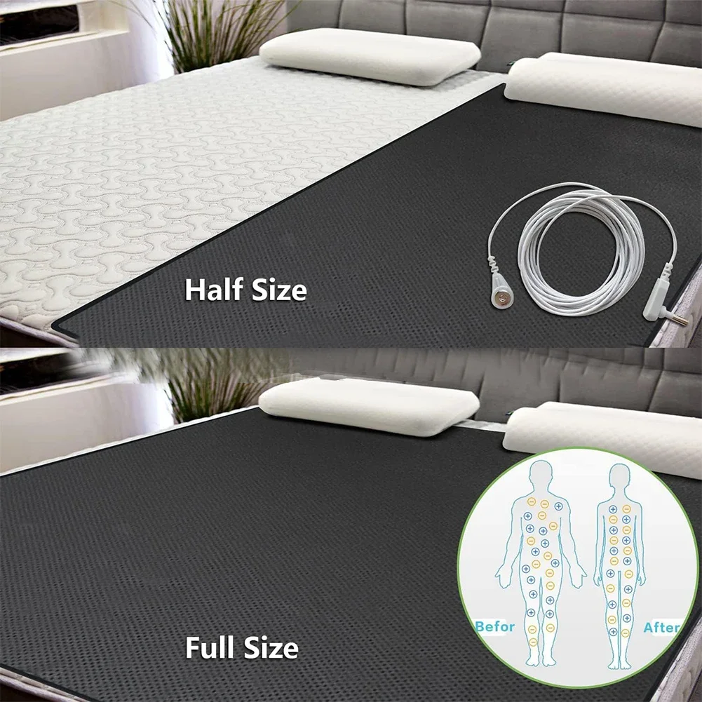 68x180cm Grounding Mat Mattress Cover Anti-static Grounding Sheets For Improve Sleep Grounding Pad Electrical Supplies