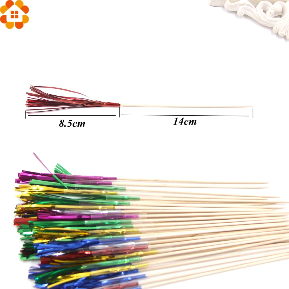 50PCS Cupcake Toppers Cocktail Decoration Topper Picks Party Favors DIY Wedding/Birthday Party Decoration Baby Shower Supplies