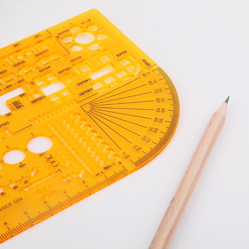 Universal Furniture Construction Architect Template Ruler 1:100