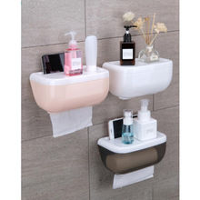 3 Kleuren Toiletpapier Rolhouder Badkamer Tissue Box Dispenser Waterdicht Eenvoudig Installeren