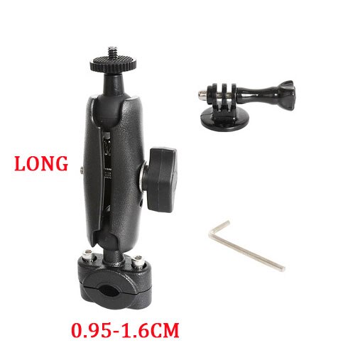 For GoPro 8 Motorcycle Handlebar Holder Yi 4K Rear Mirror RAM Mount for Sony SJCAM EKEN go pro DJI Osmo Action Camera Accessory: Set-c