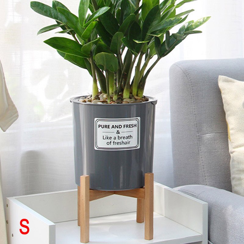 Planta de maceta de madera para flores de madera pantalla maceta Rack casa moderna decoración para sala de estar SDF-SHIP: S