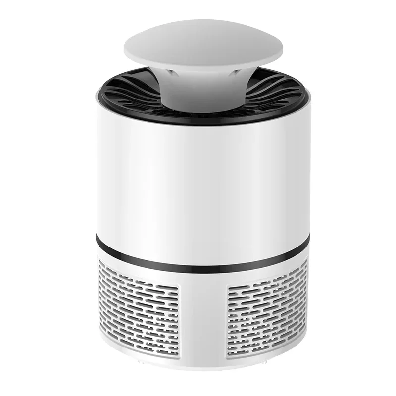 Lámpara LED fotocatalítica para interiores, luz antimosquitos con enchufe directo, USB, color blanco y negro, ideal para dormitorio y sala de estar, novedad