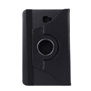 Pokrywa dla Samsung Galaxy Tab A 10.1 przypadku 360 obrotowy stojak kılıf na Samsung Galaxy Tab A 10 cal SM-T580 SM-T585 etui na tablety: Black