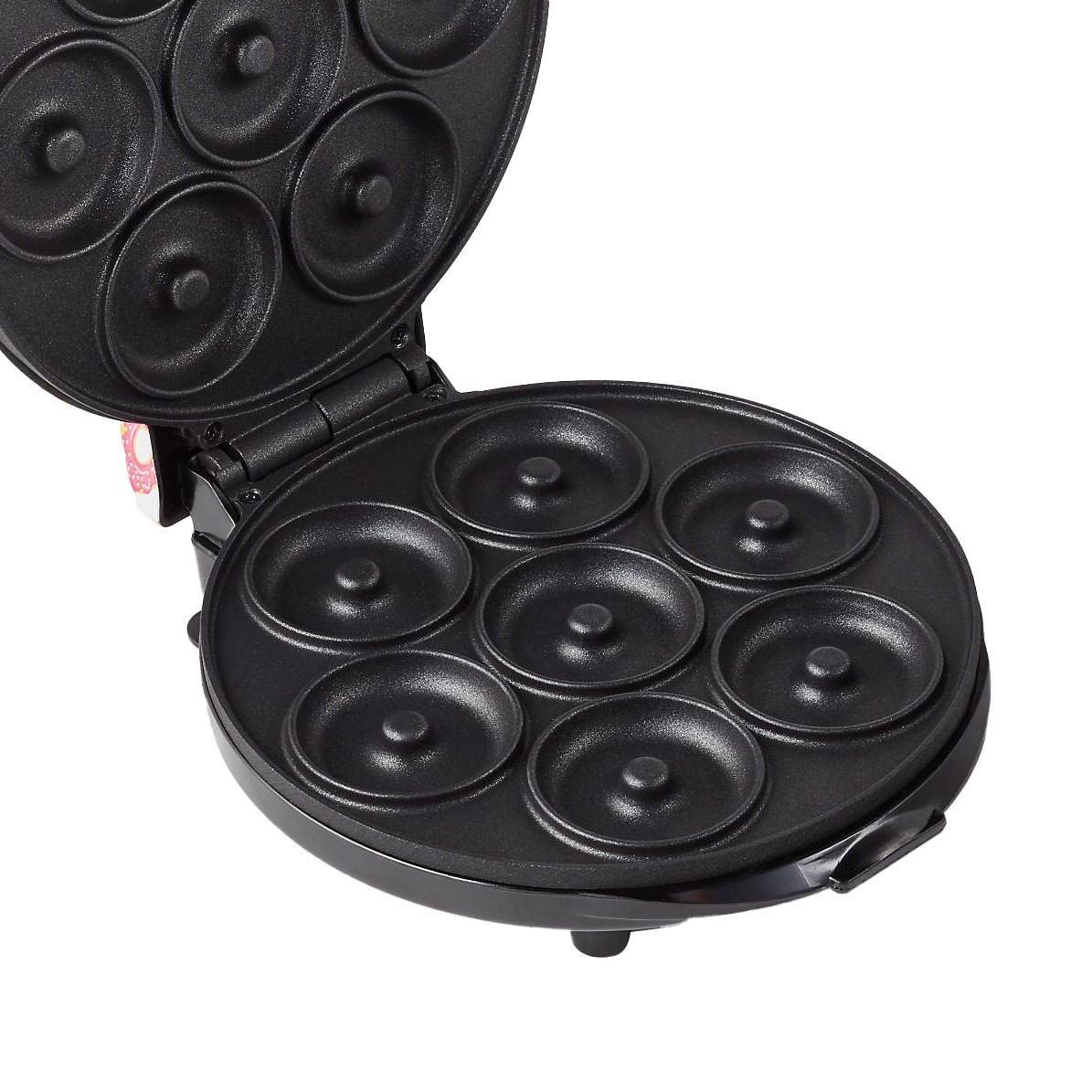 MOCATT Máquina para hacer rosquillas multifuncional de 7 orificios, adecuada para hornear en casa, desayuno en la cocina, gofres, postres, sándwiches y tostadas
