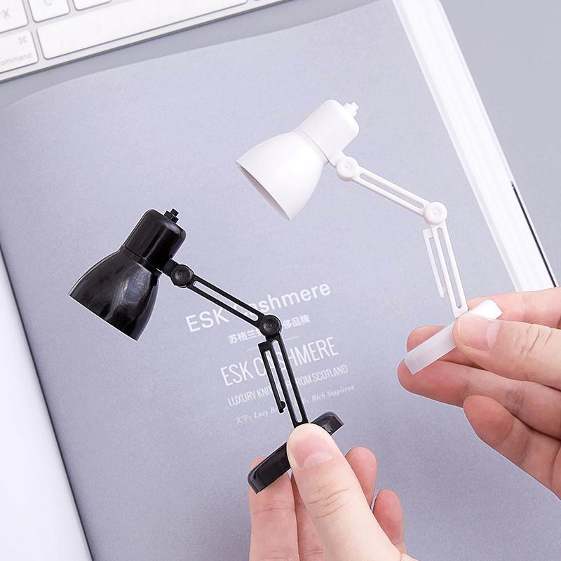 10Pcs/lot Mini Book Reading Light Folding LED Lamps Book Lights For Night Study Travel Portable Table Lamp Luminous Small Toys