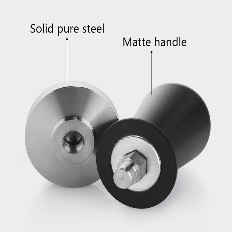 Coffee Machine Accessories Espresso Coffee Tampers 58mm 53mm 51mm Stainless Steel Coffee Tamper Manual Press Flat Coffee Tamper