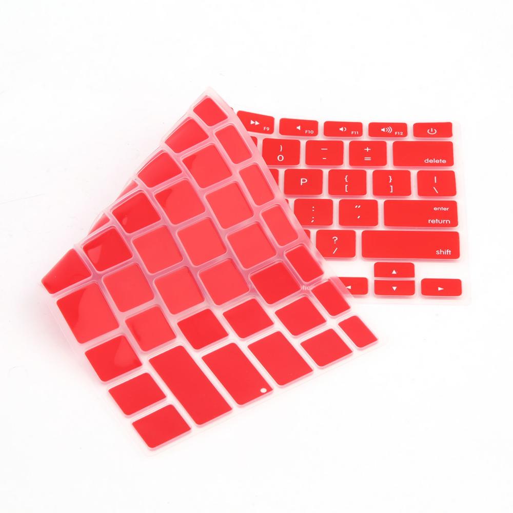 Protector Cover Computer Notebook Pc Toetsenbord Guard Voor Apple Macbook Air Pro: Rood