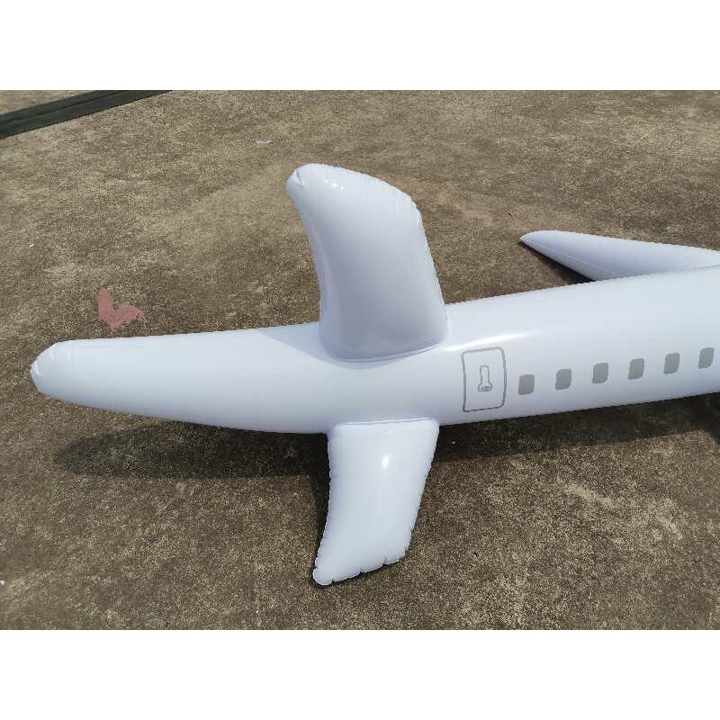 1M/2M Pvc Opblaasbare Vliegtuigen Vliegtuig Flexibele Duurzaam Hand Launch Gooien Vliegtuig Kinderen Model Outdoor Speelgoed