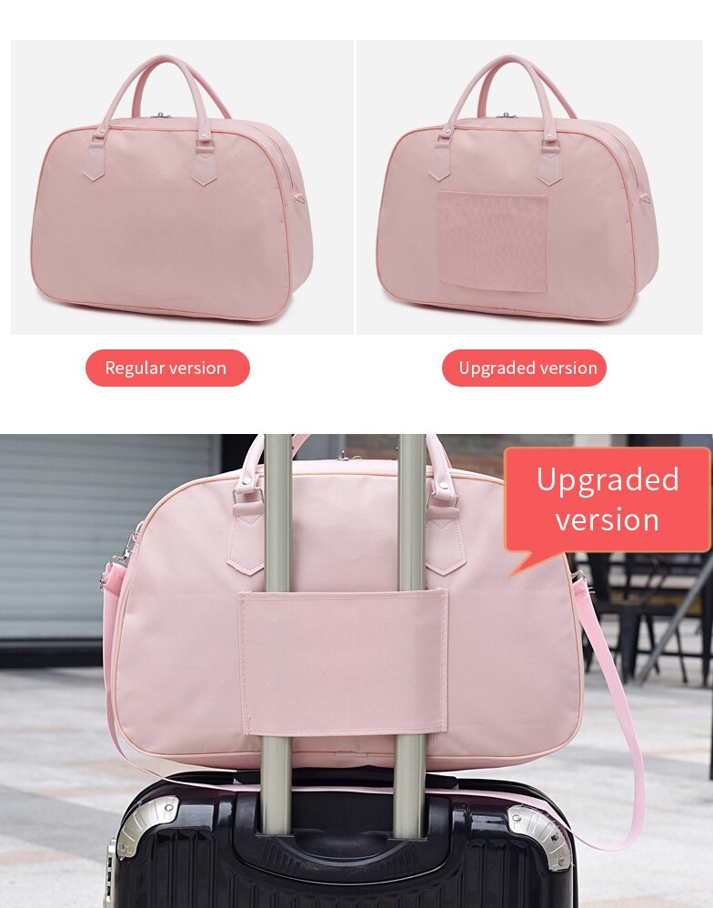 Female Travel Bags Women Large Capacity Hand Cabin Luggage Bags Casual Shoulder Weekend Bag