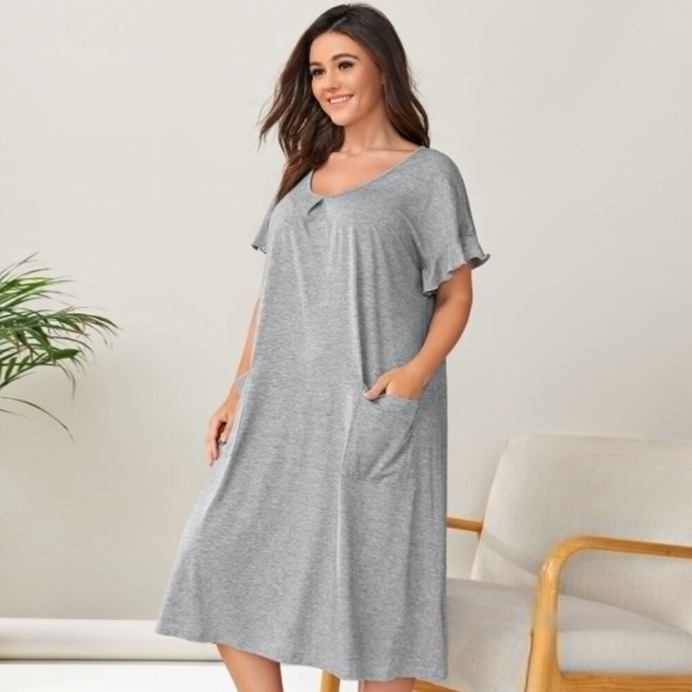 Women Short Sleeve Sleep Shirt Tee Pajama Top Sleep Dress Nightgown Nightshirt e Women Short Sleeve Sleep Shirt Tee Pajama Top Sleep Dress Nightgown Nightshirt e
