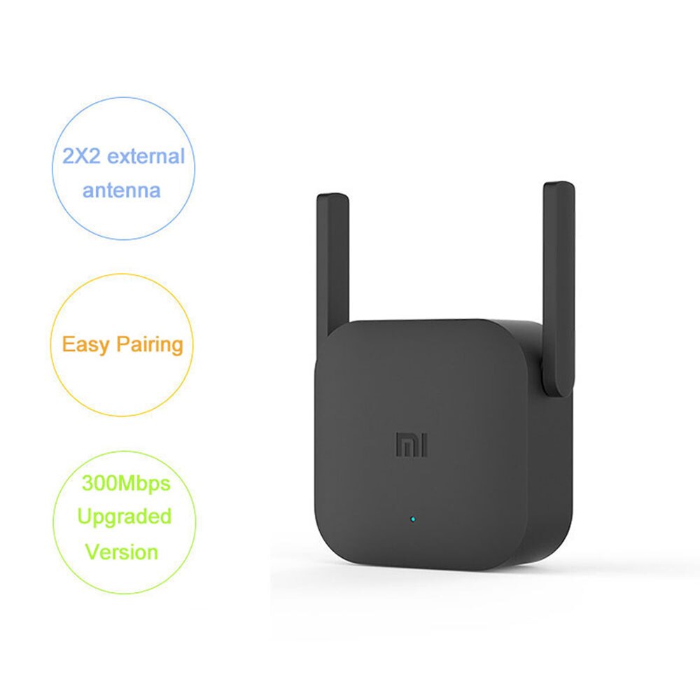 Original Xiaomi WiFi Amplifier Pro 300Mbps WiFi Repeater Mijia Wifi Signal 2.4G Extender Roteador 2 Mi Wireless Router mi router