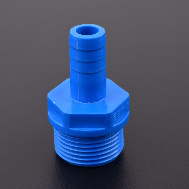 5pcs 1/2"-8/10/12/16mm 3/4"-12/16mm PVC Pagoda Male Thread Connector Garden Irrigation Hose Connector Aquarium Adapter
