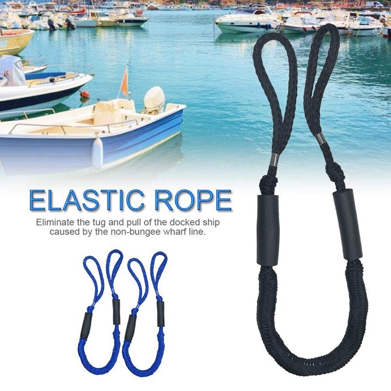 Bungee Dock Lines Mooring Rope Each End Has a Ring... – Grandado