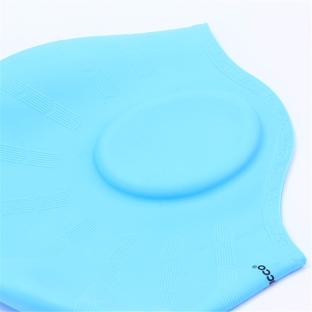 Man women high spandex large size swimming wear hat Adults Waterproof swimming caps silicone swimming hat Protect Ears