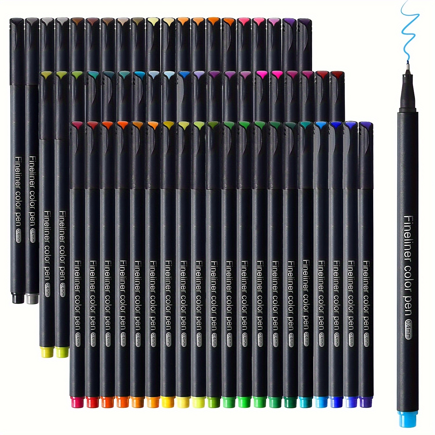 12-100 stücke Bunte Linie Zeichnung Stift Set Micro Spitze Fineliner Stift Zeichnung Malerei Skizze Feine Kunst Marker Büro schule Schreibwaren