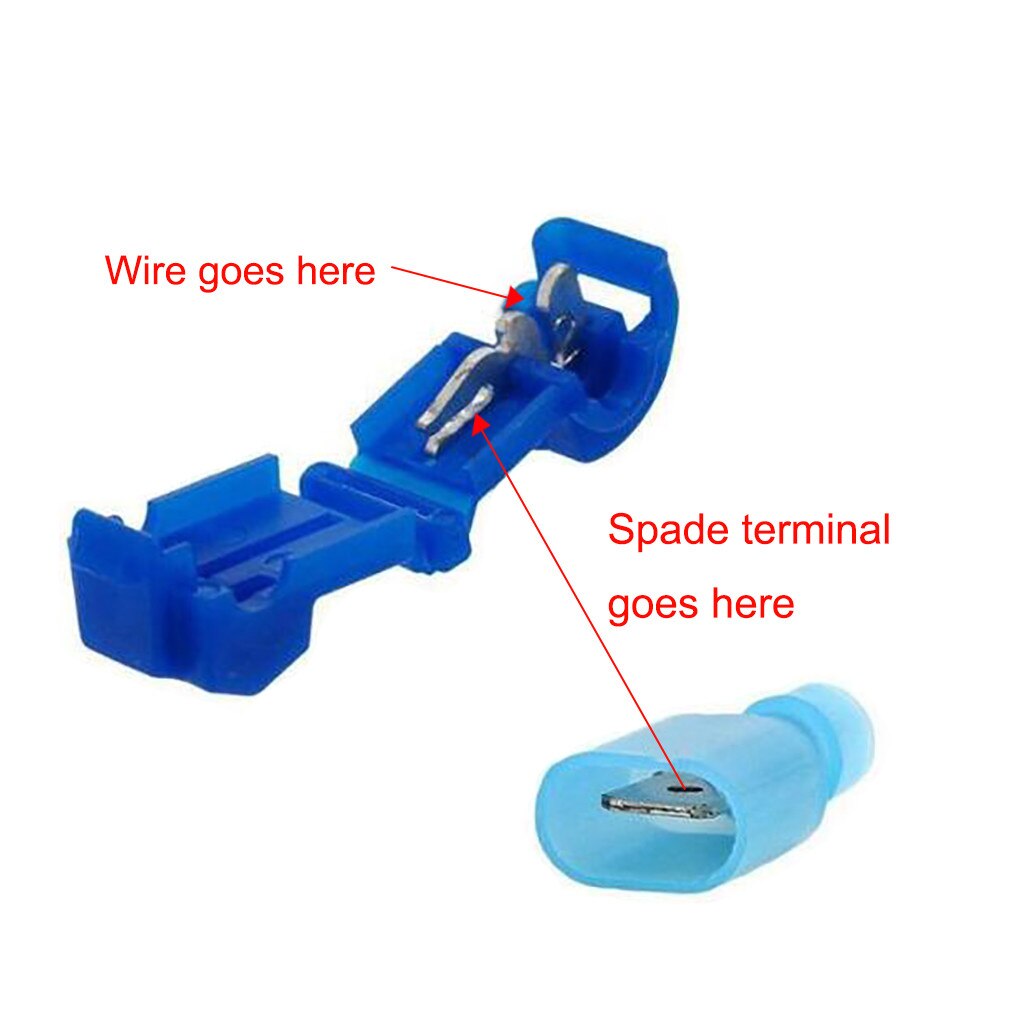 Franchise 10pair For 18-14 Gauge Wire T Connectors of Male and Female Butt Crimp Kits #0523