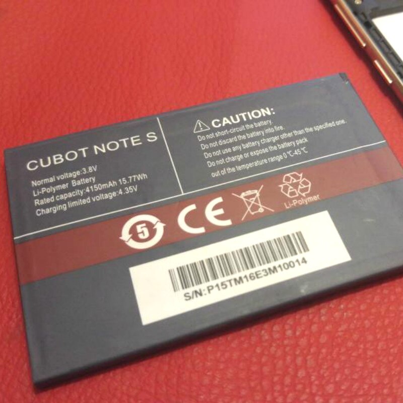 4150 Mah Batterij Voor Cubot Note S Batterijen + Spoor Code